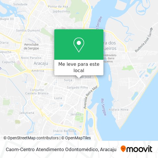 Caom-Centro Atendimento Odontomédico mapa