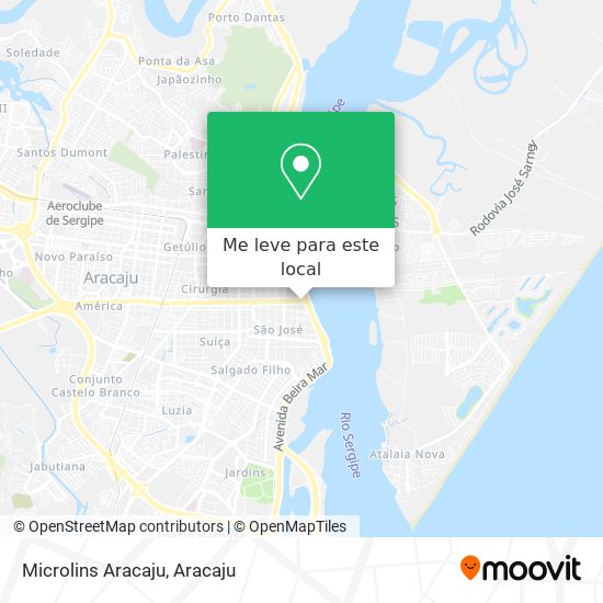 Microlins Aracaju mapa