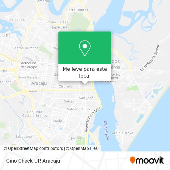 Gino Check-UP mapa