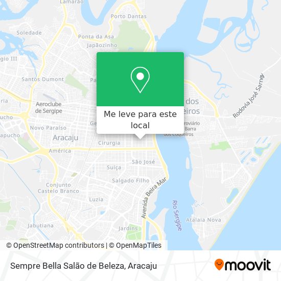 Sempre Bella Salão de Beleza mapa