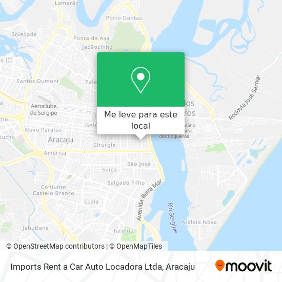 Imports Rent a Car Auto Locadora Ltda mapa