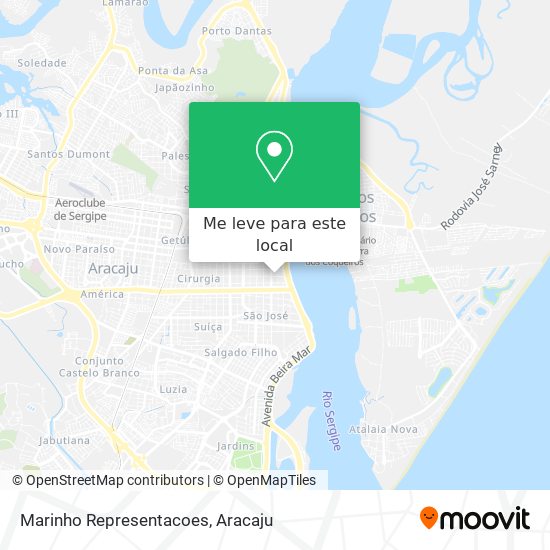 Marinho Representacoes mapa