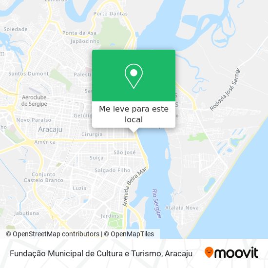 Fundação Municipal de Cultura e Turismo mapa