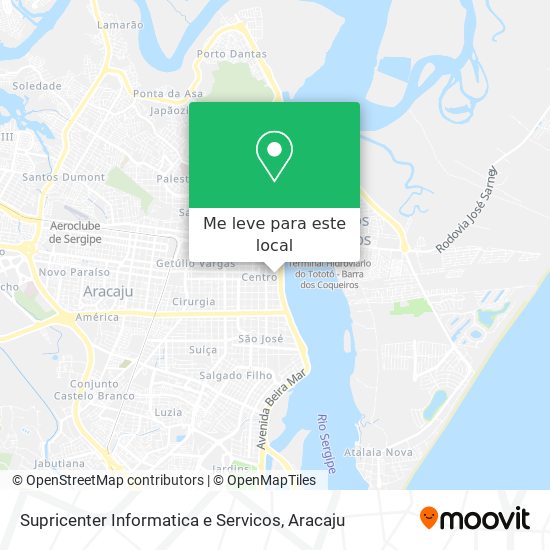 Supricenter Informatica e Servicos mapa