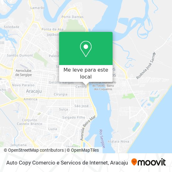 Auto Copy Comercio e Servicos de Internet mapa