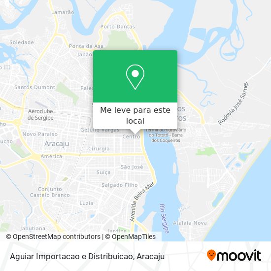 Aguiar Importacao e Distribuicao mapa