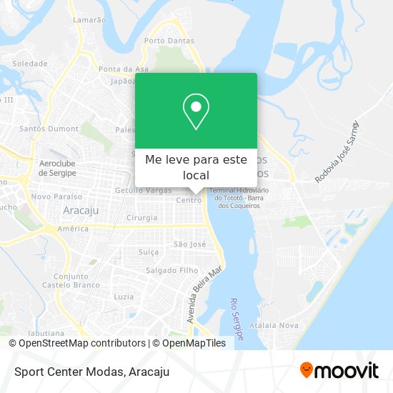 Sport Center Modas mapa