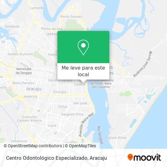 Centro Odontológico Especializado mapa