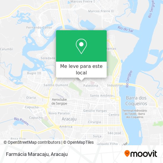 Farmácia Maracaju mapa
