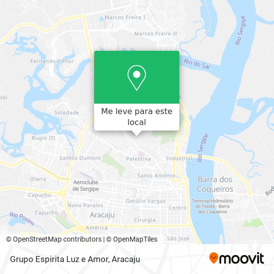 Grupo Espirita Luz e Amor mapa