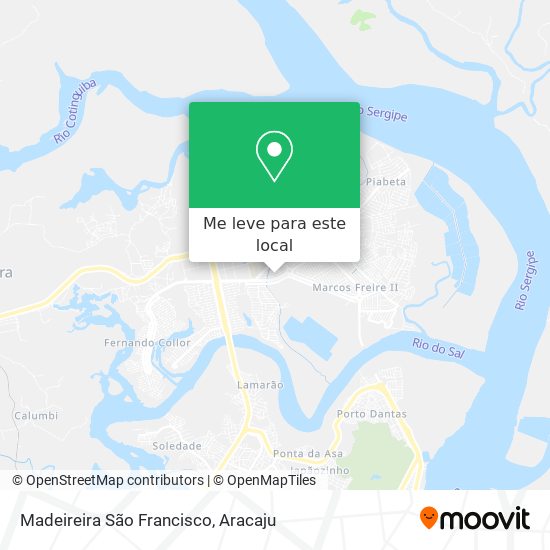 Madeireira São Francisco mapa
