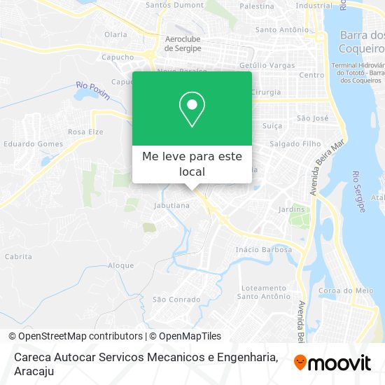 Careca Autocar Servicos Mecanicos e Engenharia mapa