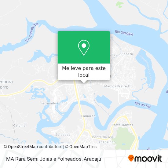 MA Rara Semi Joias e Folheados mapa