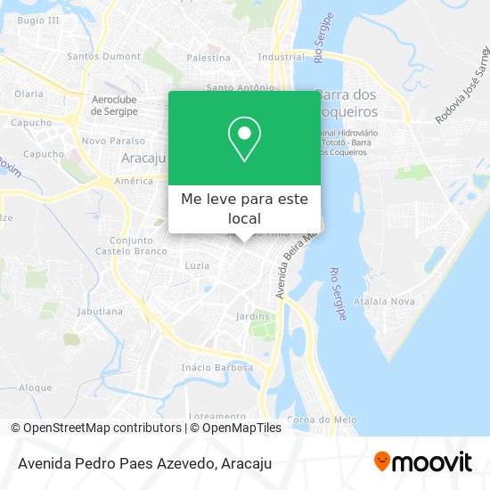 Avenida Pedro Paes Azevedo mapa