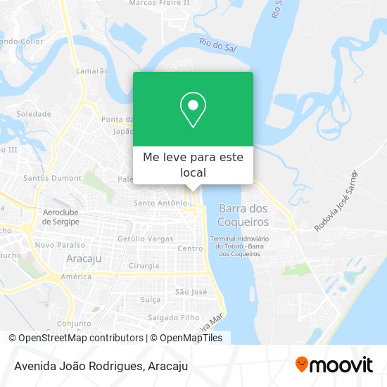 Avenida João Rodrigues mapa