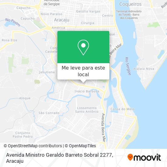 Avenida Ministro Geraldo Barreto Sobral 2277 mapa