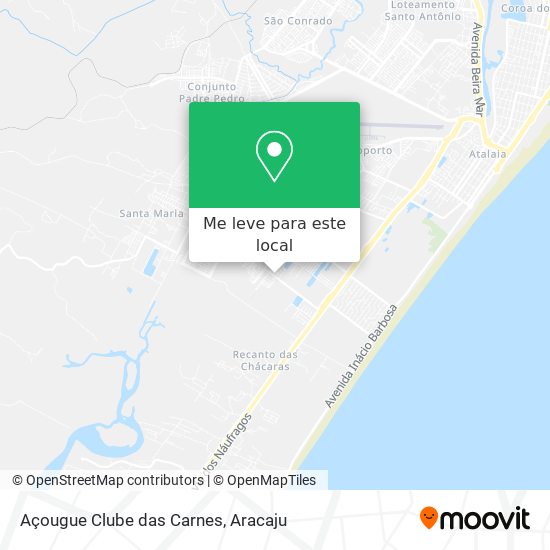 Açougue Clube das Carnes mapa