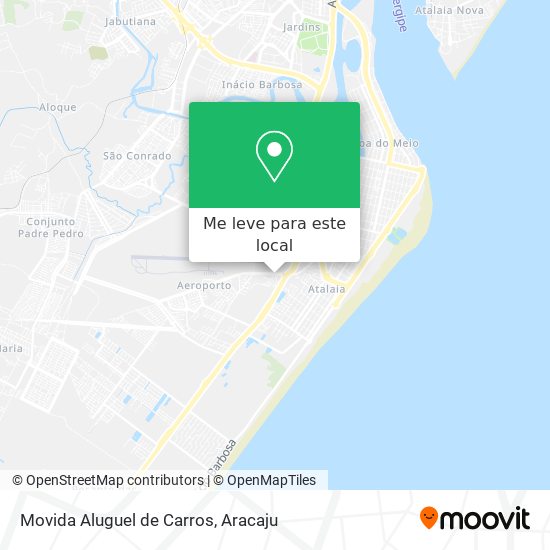 Movida Aluguel de Carros mapa