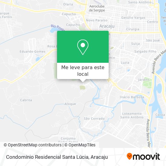 Condomínio Residencial Santa Lúcia mapa
