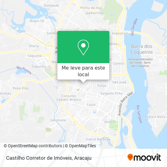 Castilho Corretor de Imóveis mapa