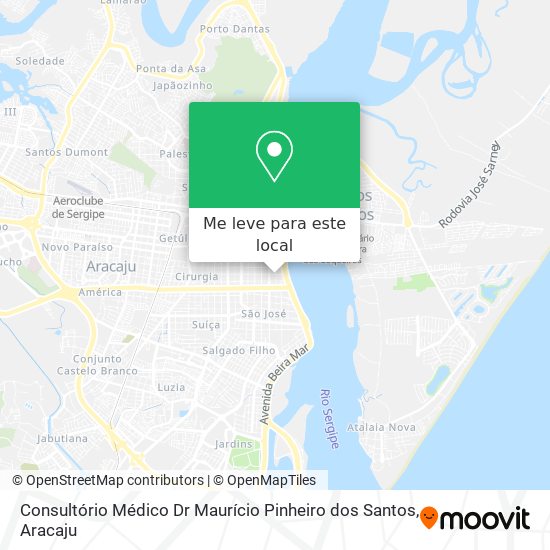 Consultório Médico Dr Maurício Pinheiro dos Santos mapa