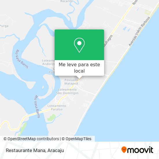 Restaurante Mana mapa