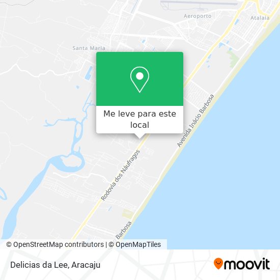 Delicias da Lee mapa
