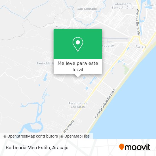 Barbearia Meu Estilo mapa