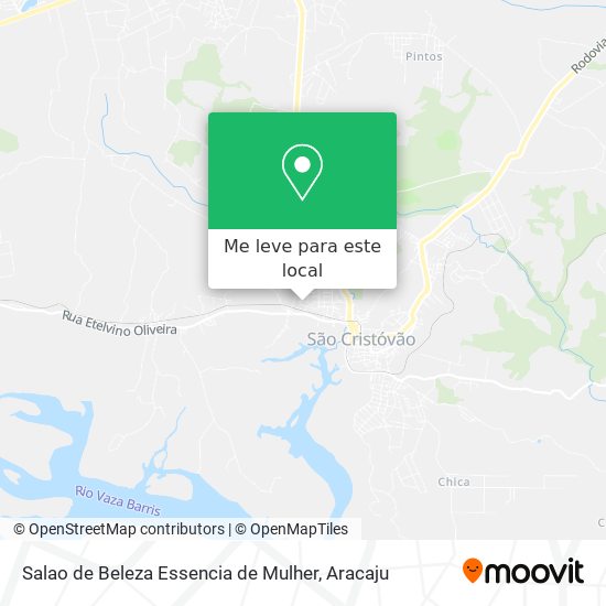 Salao de Beleza Essencia de Mulher mapa