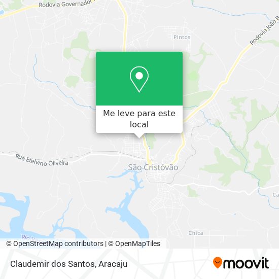 Claudemir dos Santos mapa