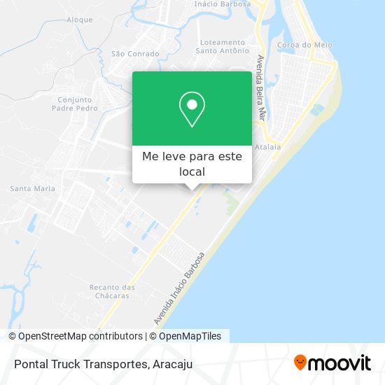 Pontal Truck Transportes mapa