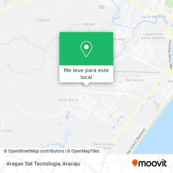 Aragao Sat Tecnologia mapa