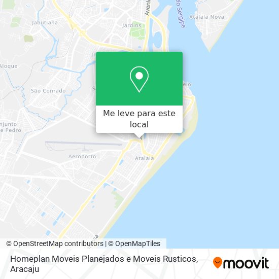 Homeplan Moveis Planejados e Moveis Rusticos mapa