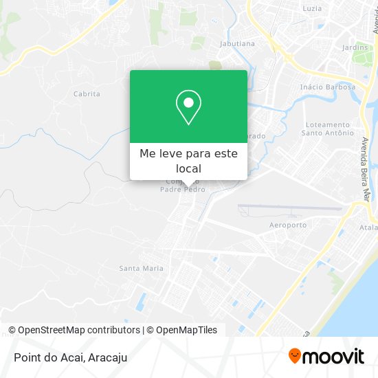 Point do Acai mapa