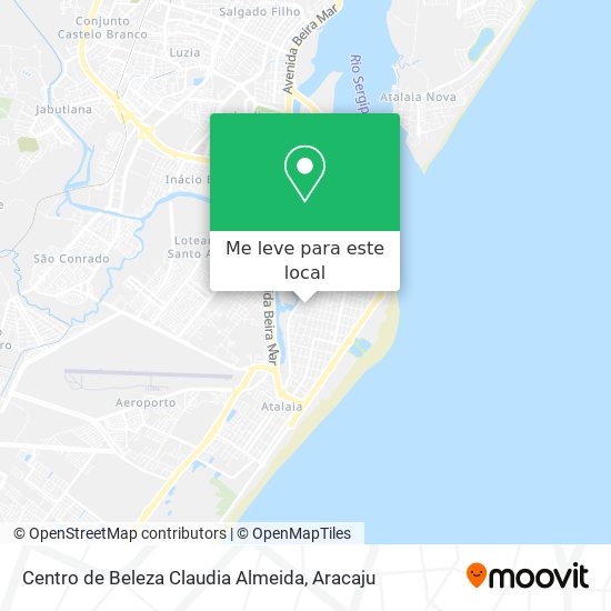 Centro de Beleza Claudia Almeida mapa