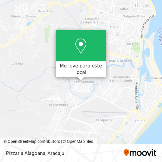 Pizzaria Alagoana mapa