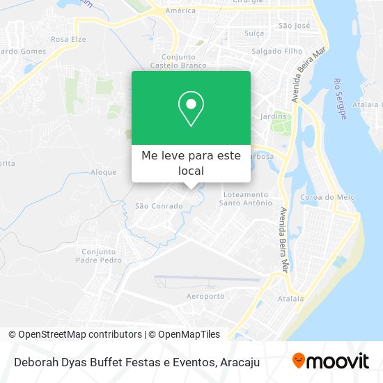 Deborah Dyas Buffet Festas e Eventos mapa