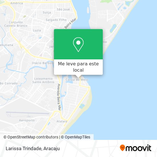 Larissa Trindade mapa