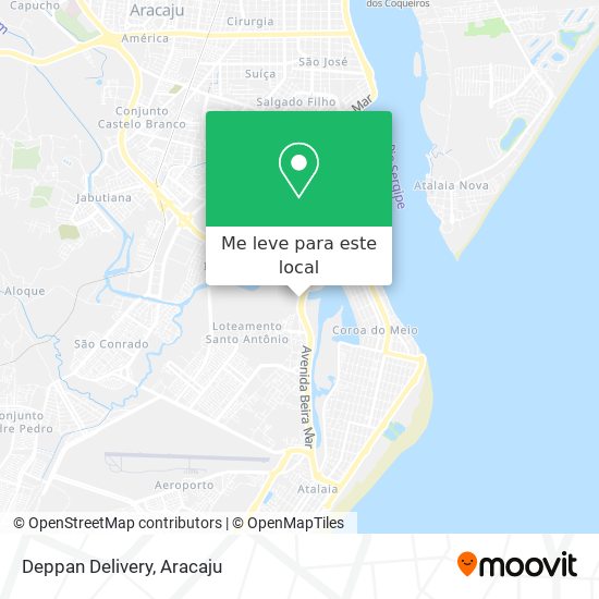 Deppan Delivery mapa