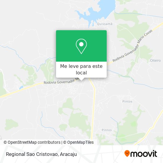 Regional Sao Cristovao mapa