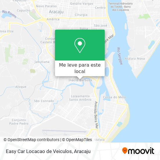 Easy Car Locacao de Veiculos mapa