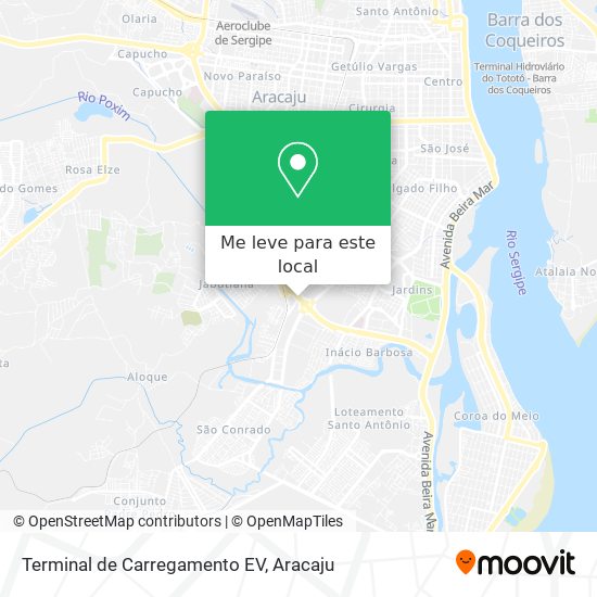 Terminal de Carregamento EV mapa