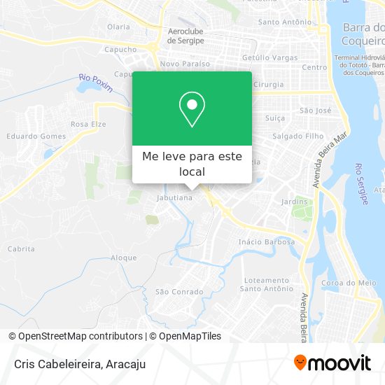 Cris Cabeleireira mapa