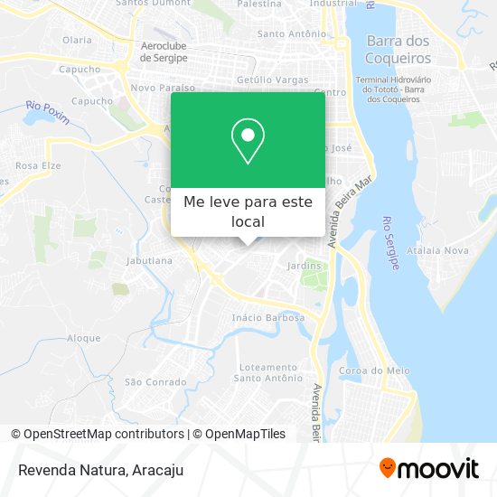 Revenda Natura mapa