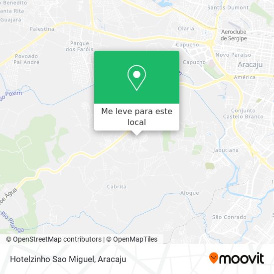 Hotelzinho Sao Miguel mapa