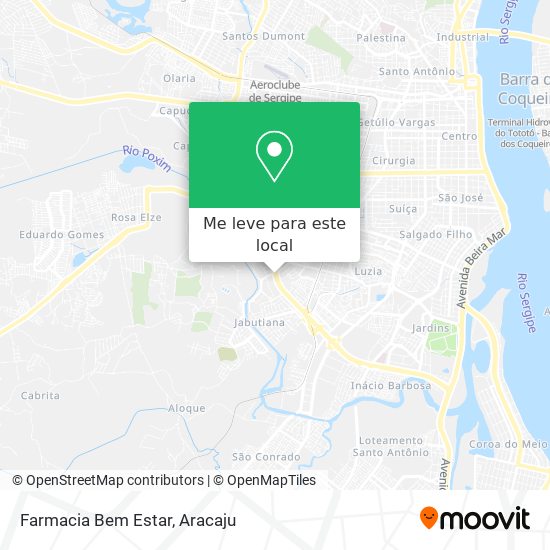 Farmacia Bem Estar mapa