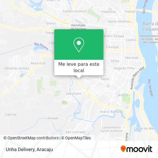 Unha Delivery mapa