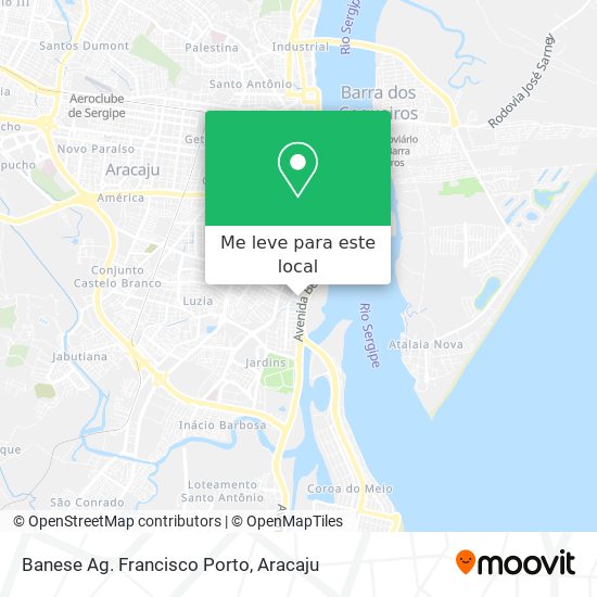 Banese Ag. Francisco Porto mapa