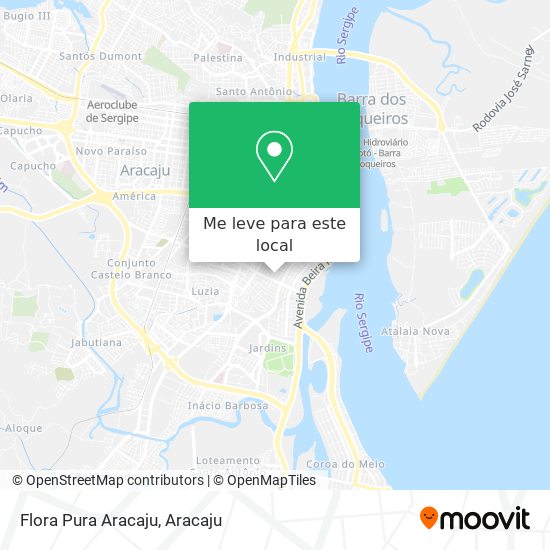 Flora Pura Aracaju mapa