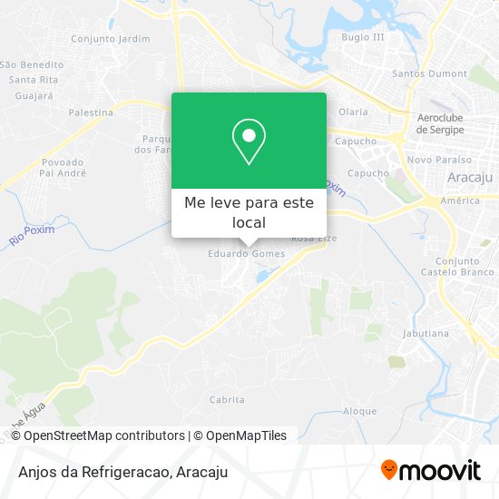 Anjos da Refrigeracao mapa